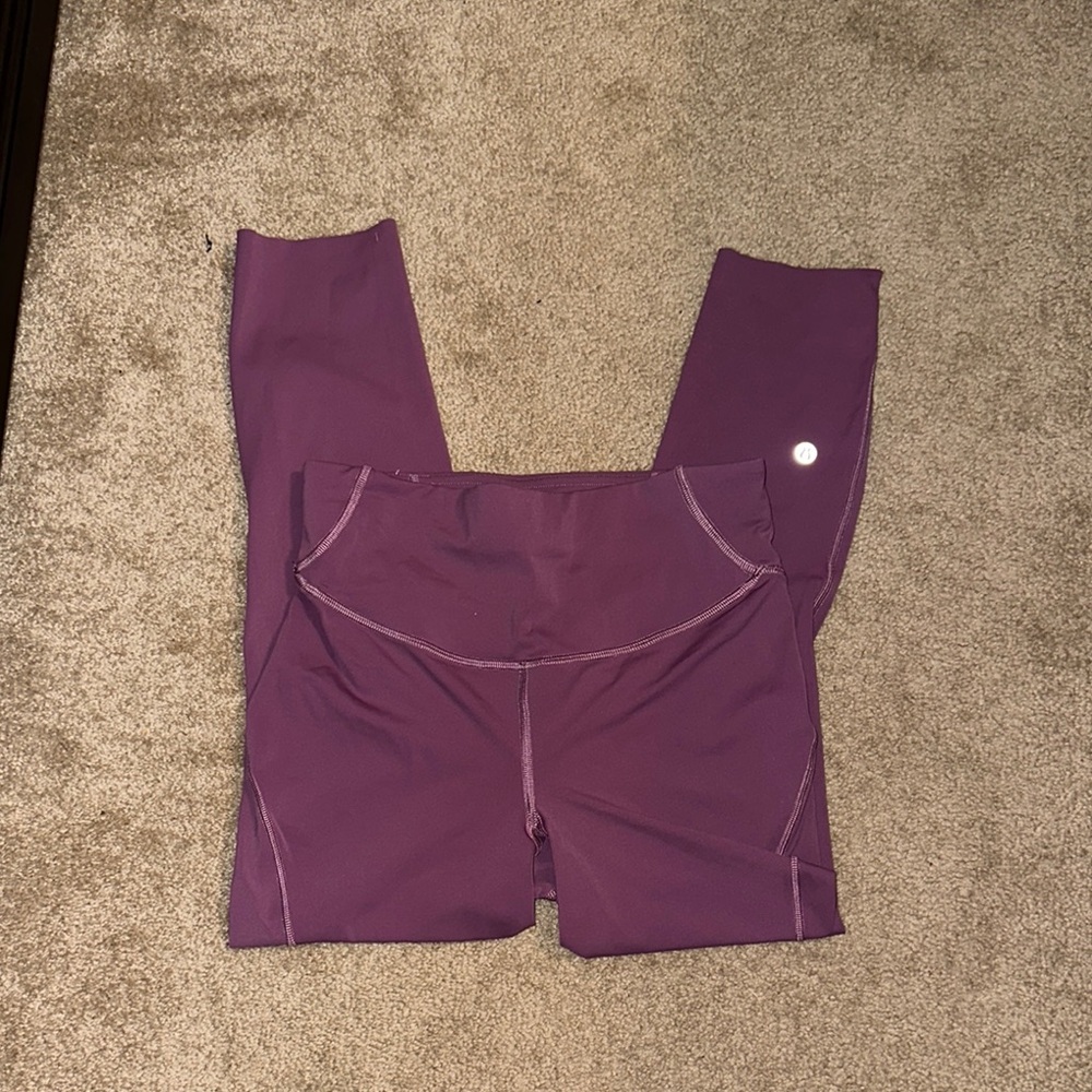 Lululemon Athletica Purple High-Waisted Leggings